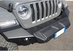 Front Recovery Bumper, Challenger with Winch Mount, Steel, JL, JT (Type Approved) (JL216-FPP / JM-06508 / Rock's 4x4)