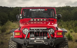 Front Recovery Bumper, XHD Combo Winch Mount (11540.50 / JM-03045 / Rugged Ridge)