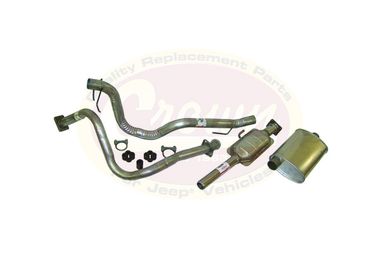 Exhaust Kit (Wrangler) YJ 4.2L (52040278K / JM-01636 / Crown Automotive)