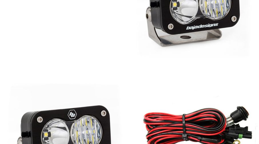 BAJA DESIGNS S2 SPORT LED PAIR WITH WIRING HARNESS DRIVING/COMBO (AS1588.31 / JM - 6795 / Baja Designs)