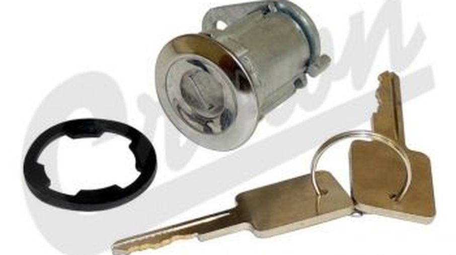 Door Cylinder Kit (w/ 2 Keys)  CJ / XJ / YJ (8122874K / JM - 07242 / Crown Automotive)