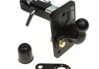 2" Receiver Hitch Drop Plate with Tow Ball (E-marked) (AS1501.75/AH-5 / JM-05623/B / DuraTrail)