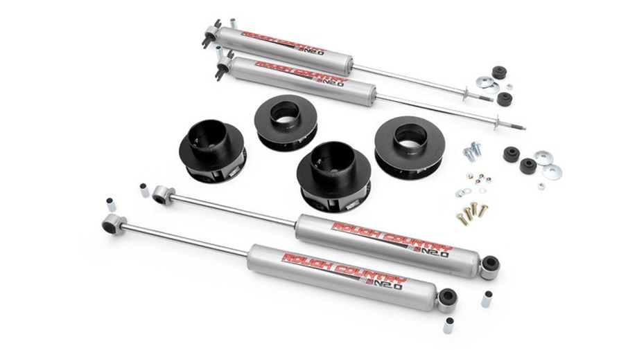 2" Spacer Lift Kit with Shocks, WJ (RC69530 / JM-02801 / Rough Country)