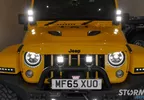 A Pillar Dual Light Mount, JK (11232.31 / JM-04110 / Rugged Ridge)