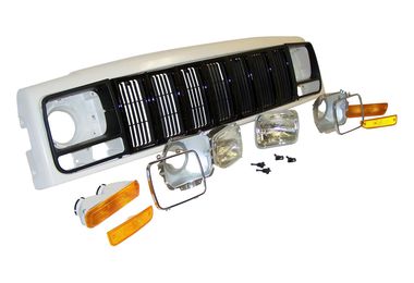 Header Panel Kit, Black (XJ 97-01) (55055233AEK / JM-03227 / Crown Automotive)
