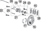 Caliper Piston Boot, Rear, (5093277AA / JM-01260SP / Crown Automotive)