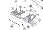 Front Shock Absorber, TJ (4897567AA / JM-00909 / Crown Automotive)