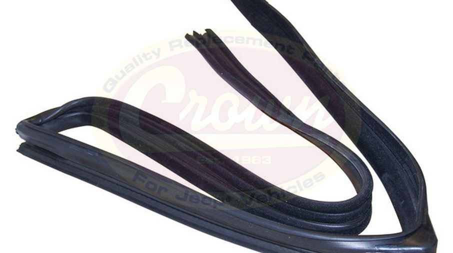 Door Glass Seal (Rear Left) (55136081AI / JM-03209 / Crown Automotive)