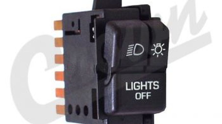 Headlamp Switch   YJ (56003119 / JM - 07108 / Crown Automotive)
