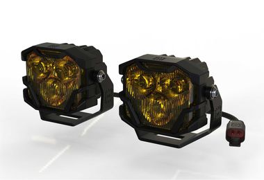 4 Banger LED Light Pods: Yellow NCS Combo Beam (BAF004 / JM-06529 / Morimoto)