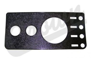 Dash Overlay (Black) (5457117NR / JM-07207 / Crown Automotive)