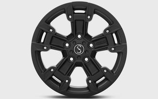 FK2, Satin Black, 17x8 (ET10), JL, JK (JM-05049 / Sterling Automotive Design)