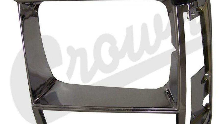 Headlight Bezel (Black/Chrome-Left) (55034079 / JM-03387 / Crown Automotive)