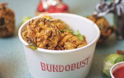Brussel sprout bhajis bringing festive greenery to Bundobust