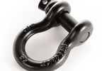 D-Ring Shackle, 3/4 inch, 9500 Lb, Black (11235.18 / JM-04693 / Rugged Ridge)