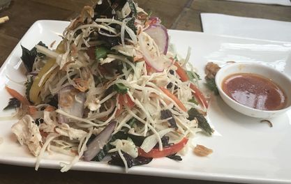 Shredded chicken salad a taste of Vietnamese summer at Pho