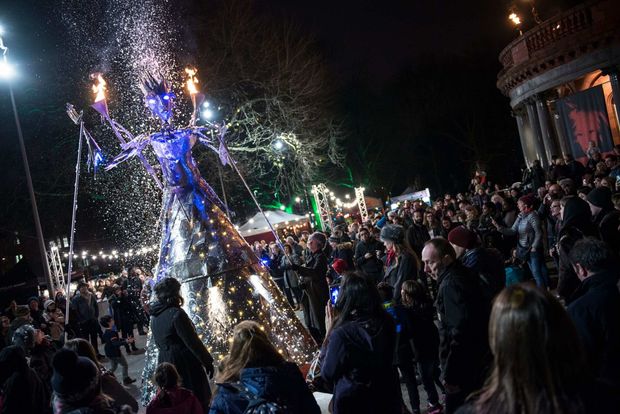 Street food and craft beer help Frost Fair circus celebration herald Christmas