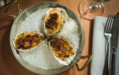Shell out for an evening of oysters and cocktails at Hawksmoor