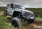 A Pillar Dual Light Mount, JK (11232.31 / JM-04110 / Rugged Ridge)