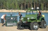 Full size RC toy Jeep Wild Willy by Tamiya