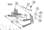 Rear Control Arm Bushing at Body, ZJ (52038026 / JM-01533 / Crown Automotive)