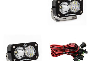 BAJA DESIGNS S2 SPORT LED PAIR WITH WIRING HARNESS DRIVING/COMBO (AS1588.31 / JM - 6795 / Baja Designs)