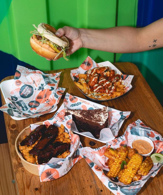 You can now enjoy food from vegan giants Herbivorous at Big Hands 
