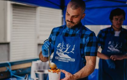 Blue Caribou are poutine on the style on My Million Pound Menu