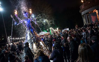 Street food and craft beer help Frost Fair circus celebration herald Christmas