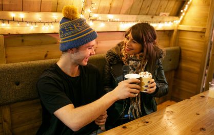Bar Hütte is back at Great Northern Square with festive cheer and Christmas Karaoke 