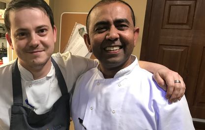 Ex-Ramsons duo Naz and Andrew reunite at the Goose & Gander