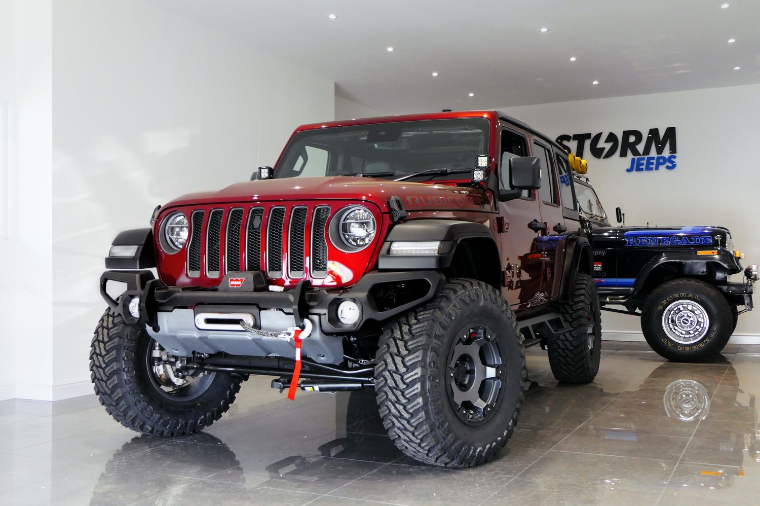 STORM-50, 2021 Snazzberry Red Jeep Wrangler JL Rubicon 4 Door  |  Showcase | Storm Jeeps