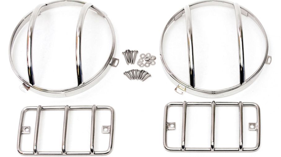 Stone Guard Set, Stainless, TJ (AS1558.27 / JM-06829 / Kentrol)
