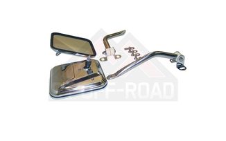 Side Windshield Mirror Kit (Stainless) (RT30001 / JM-01619 / RT Off-Road)