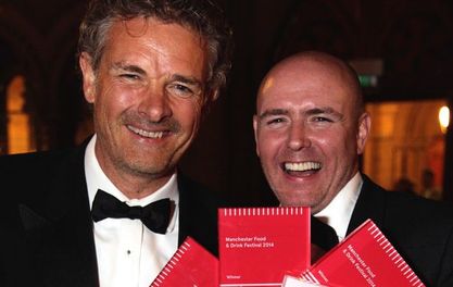 Tim and Aiden rule at Manchester Food And Drink Awards