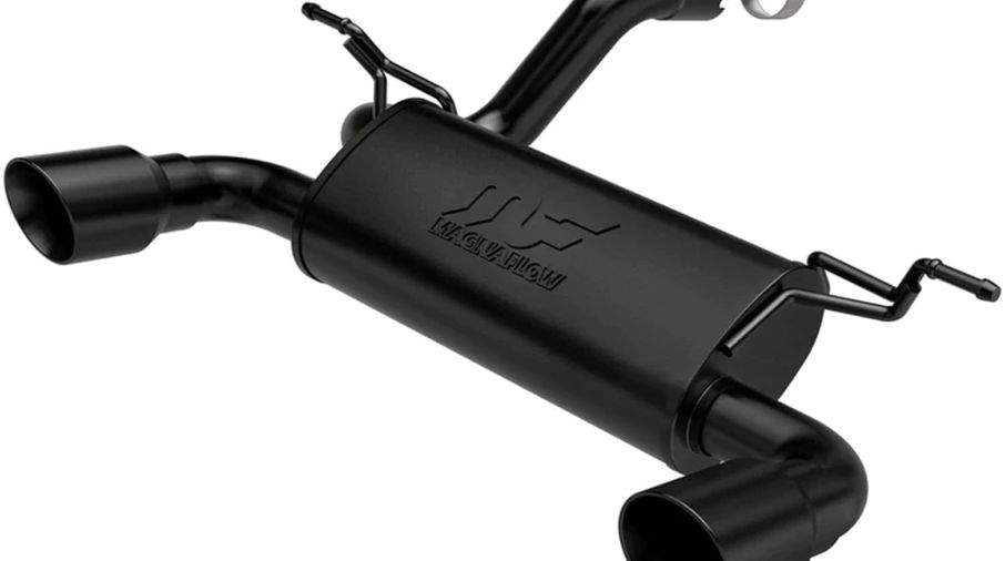 Axle back exhaust system dual tailpipe tip, JL (ASMF19388 (ASMF19388 / JM-07368 / Magnaflow)