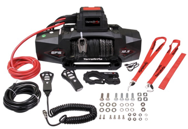 Terrafirma EFS12 Winch Synthetic Rope Wireless & Cable Remote Control (TF3380 / JM-04272 / Terrafirma)