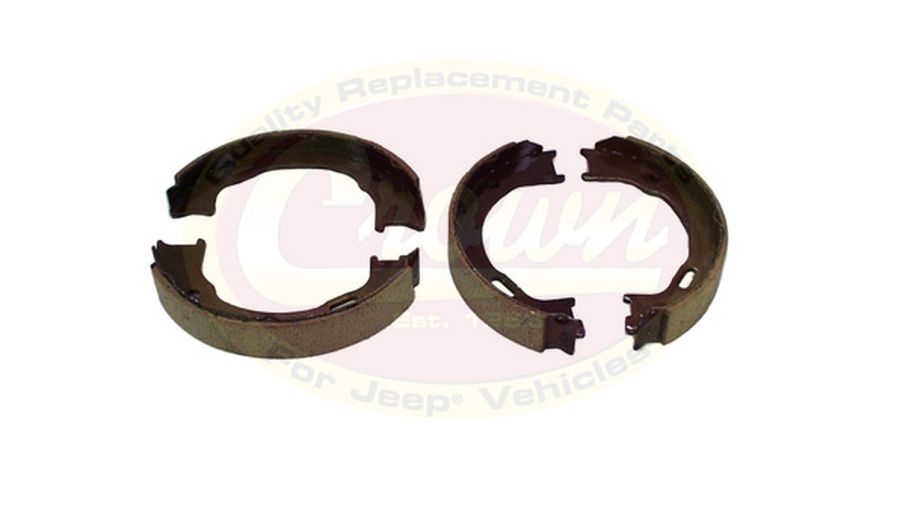 Rear Parking Brake Shoe & Lining Set (5093390AA / JM-00148 / Crown Automotive)