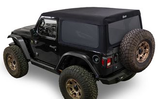Trektop NX, Jeep JL 2 Door, Black Twill (56862-17) | Jeepey - Jeep