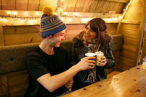 Bar Hütte is back at Great Northern Square with festive cheer and Christmas Karaoke 